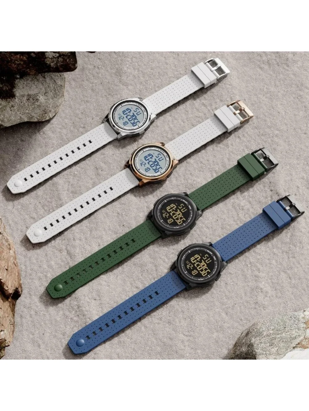 Ultra-Thin Minimalist Waterproof Digital Sports Watch | Wide-Angle Display